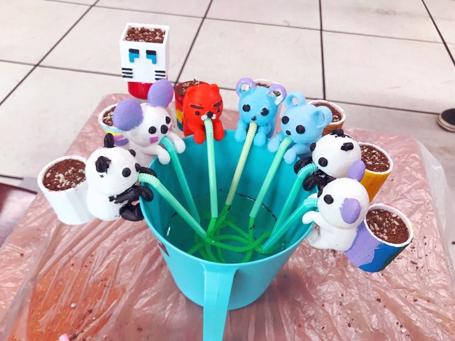 학생 3D 작품 결과물 사진